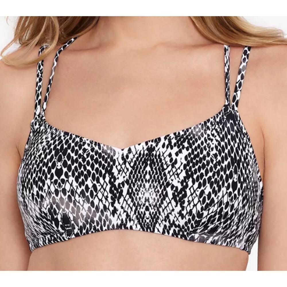 Salt + Cove Juniors' Simple Scale Strappy Bralette Bikini Top, NWT, Medium
